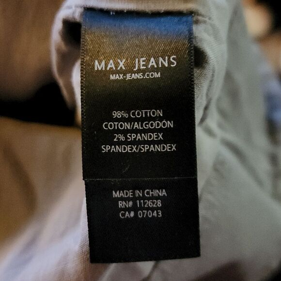 Max Jeans Sleeveless Moto Zippered Vest, New Size Small - Picture 8 of 11